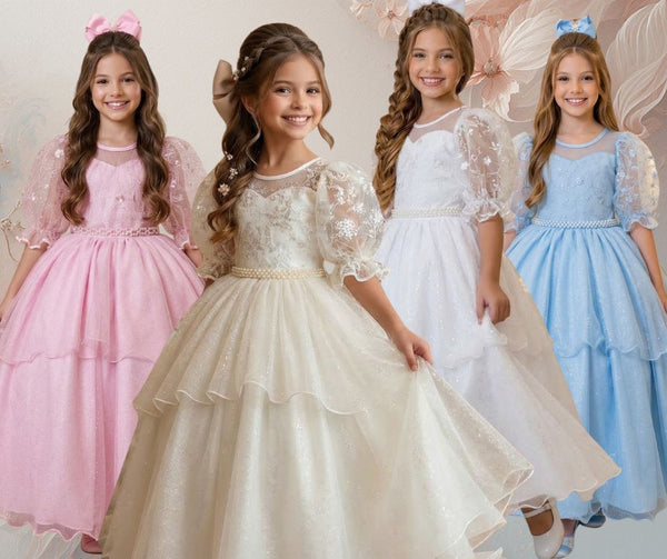 Vestido Infantil Longo Bella Eva