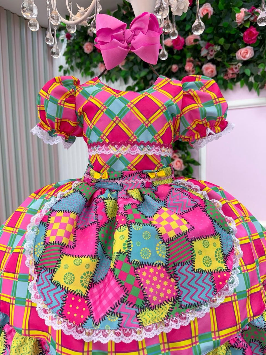 Vestido Mini Miss Junino Magia do Sertão