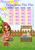 Vestido Mini Miss Junino Magia do Sertão
