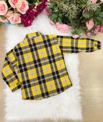 Camisa Flanelada Xadrez Junina Rian Amarelo