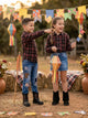 Camisa Flanelado Xadrez Junina Bento Preto