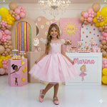 Vestido Mini Miss Isabela Rosa
