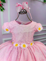 Vestido Marie Jardim Encantado Margaridas + Saiote