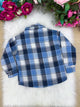Camisa Flanelada Xadrez Junina James Azul