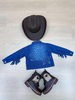Jaqueta Blogueirinha Boiadeira Jeans