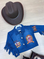 Jaqueta Blogueirinha Boiadeira Jeans