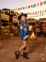 Jaqueta Blogueirinha Boiadeira Jeans