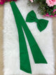 Laço Opcional / Faixa Do Vestido Selena Verde Bandeira
