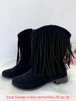 Bota\Coturno StarPink Love Preto