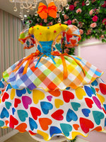 Vestido Marie Junino Luxo Quermesse Doce do Arraia
