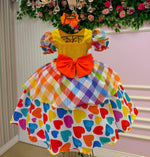 Vestido Marie Junino Luxo Quermesse Doce do Arraia