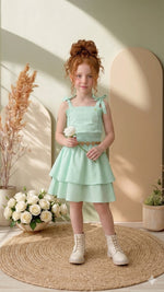 Vestido Blogueirinha Hermione Verde