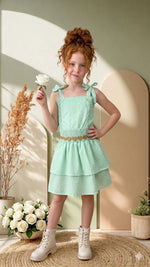 Vestido Blogueirinha Hermione Verde