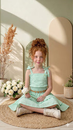 Vestido Blogueirinha Hermione Verde