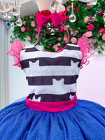 Vestido Mini Miss Temático Casinha de Bonecas Mágica