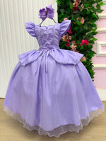 Fantasia/ Vestido Mini Miss Longo Princesa Lilas