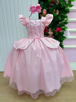 Fantasia/ Vestido Mini Miss Longo Princesa Rosa