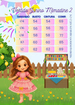 Vestido Junino Mimadine Luxo Beatriz Pink