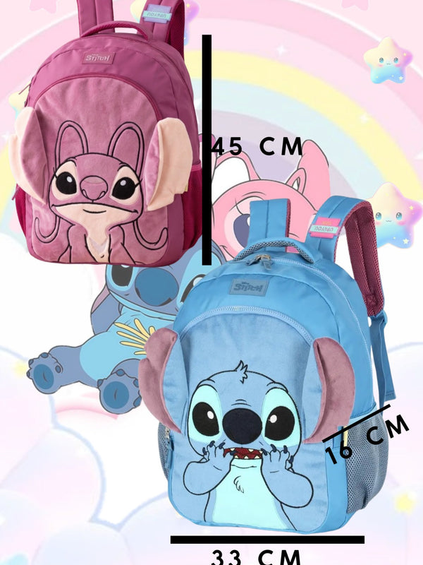 Mochila de Costa Angel Orelhinhas Pelucia Roxo