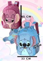 Mochila de Costa Angel Orelhinhas Pelucia Roxo