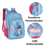 Mochila de Costa Stitch Azul Sorvete