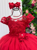 Vestido Mini Miss Longo Carol Vermelho