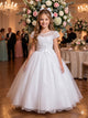 Vestido Mini Miss Longo Carol Branco