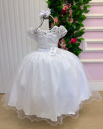 Vestido Mini Miss Longo Carol Branco