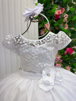 Vestido Mini Miss Longo Carol Branco
