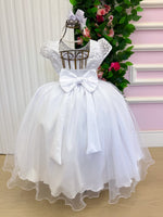 Vestido Mini Miss Longo Carol Branco