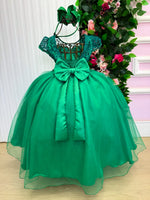 Vestido Mini Miss Longo Carol Verde Bandeira
