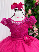 Vestido Mini Miss Longo Carol Pink