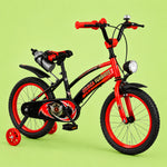 Bicicleta Infantil Aro 16 Old School Vermelho 4 a 8 Anos LED + Pneu Grosso + Far
