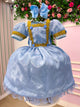 Fantasia Princesa Belli Doce Realeza Princesa Azul