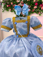 Fantasia Princesa Belli Doce Realeza Princesa Azul