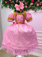 Fantasia Princesa Belli Doce Realeza Princesa Rosa