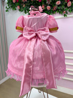 Fantasia Princesa Belli Doce Realeza Princesa Rosa
