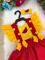 Romper/Vestido Princesa Belli Melancia