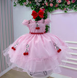Vestido Mini Miss Cerejinha - Cereja Rosa Bebe