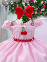 Vestido Mini Miss Cerejinha - Cereja Rosa Bebe