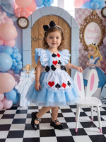 Romper/Vestido Princesa Belli Alice no Pais das Maravilhas