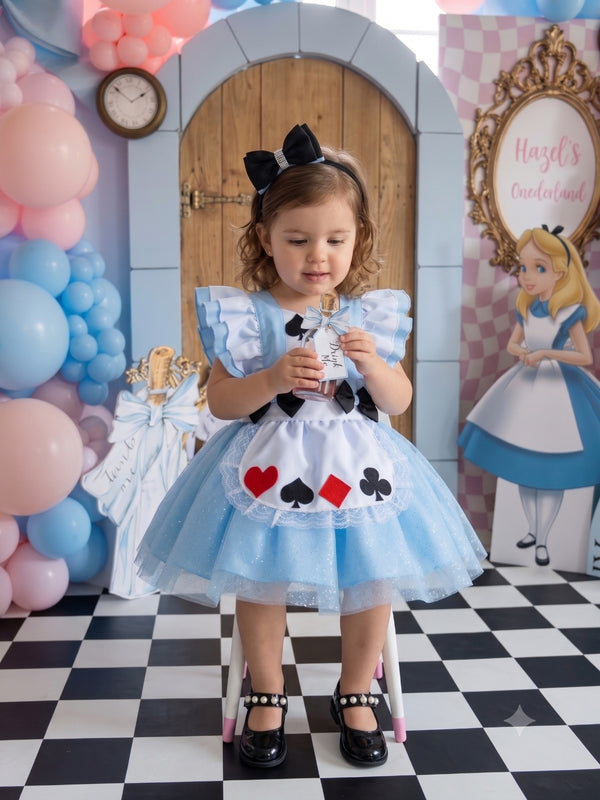 Romper/Vestido Princesa Belli Alice no Pais das Maravilhas