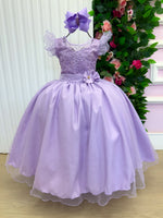 Vestido Mini Miss Longo Suzy Lilas
