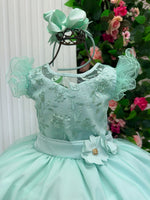 Vestido Mini Miss Longo Suzy Verde Menta