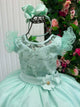 Vestido Mini Miss Longo Suzy Verde Menta