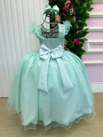 Vestido Mini Miss Longo Suzy Verde Menta