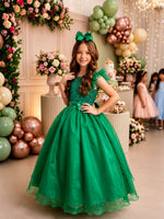 Vestido Mini Miss Longo Suzy Verde Bandeira