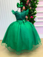 Vestido Mini Miss Longo Suzy Verde Bandeira