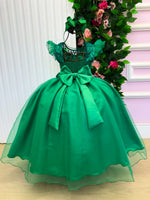 Vestido Mini Miss Longo Suzy Verde Bandeira