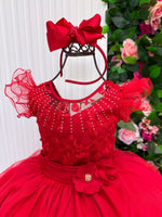 Vestido Mini Miss Longo Suzy Vermelho
